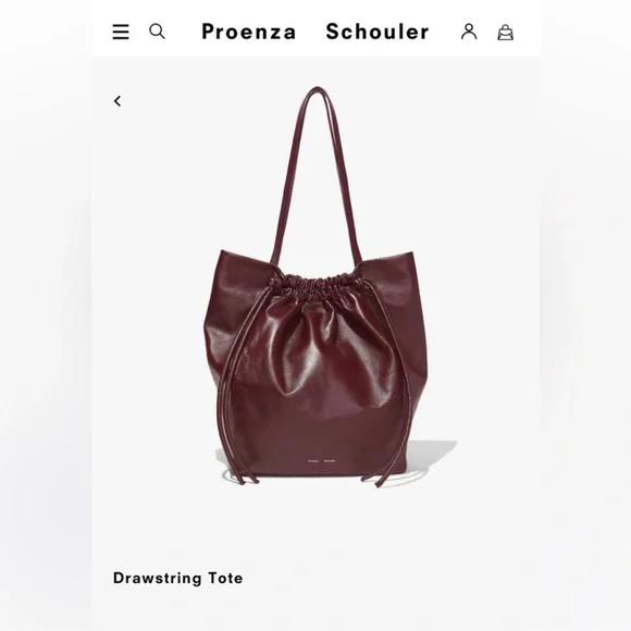 Proenza Schouler Drawstring Tote Fall ‘22 - Picture 1 of 13
